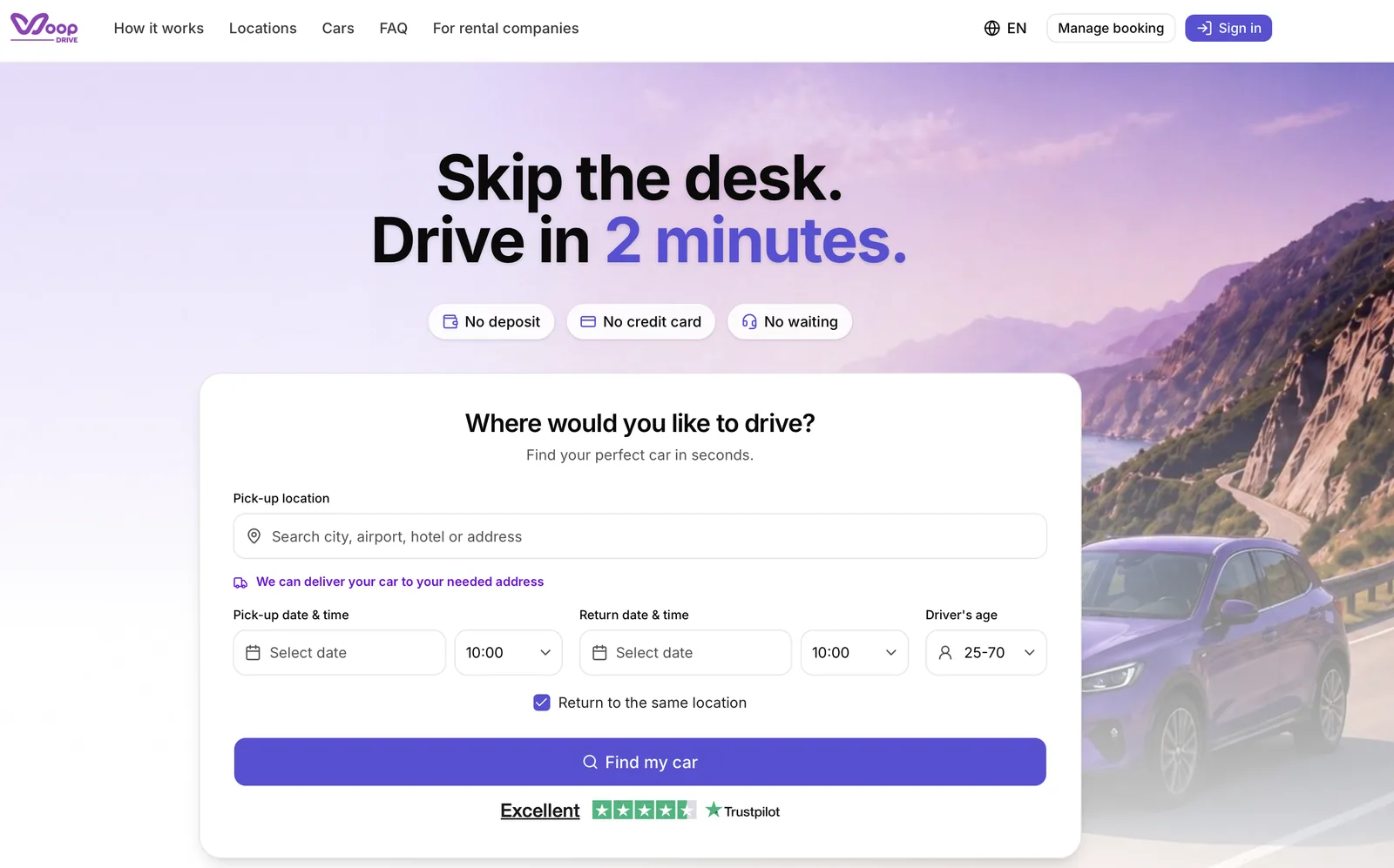 WoopDrive screenshot